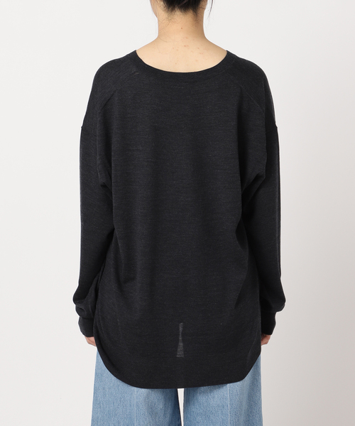 Plage プラージュ Vネック ニット セーラーカラー グレー Plage プラージュ Vネック ニット セーラーカラー グレー