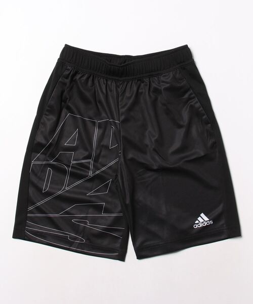 adidas（アディダス）の「《adidas》YBMHグラフィックショーツ（その他パンツ・キッズ・ブルー/ネイビー/ブラック×ホワイト・150/140/160）」の2枚目の写真