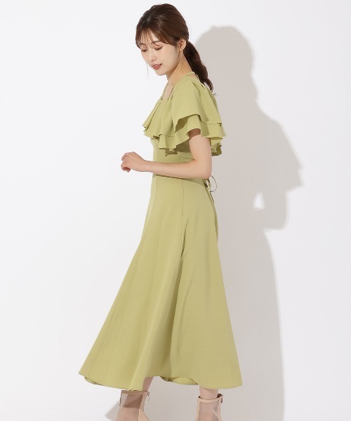 AND COUTURE（アンドクチュール）の「2wayフリルオフショルワンピース