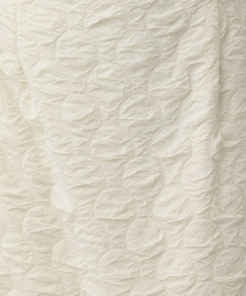 A part by（アパートバイ）の「【WEB限定Sサイズあり】カットジャガードナロースカート（スカート・レディース・ブルー系その他5/ブラック/オフホワイト・SMALL/FREE）」の11枚目の写真