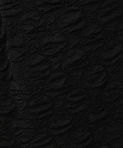 A part by（アパートバイ）の「【WEB限定Sサイズあり】カットジャガードナロースカート（スカート・レディース・ブルー系その他5/ブラック/オフホワイト・SMALL/FREE）」の14枚目の写真