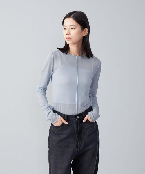 CITEN　フリンジキャミソール　ラメシアーユルトップ　フロントスリットTシャツ Amazon | [GlamollaMisse] タンクトップ レディース フロント