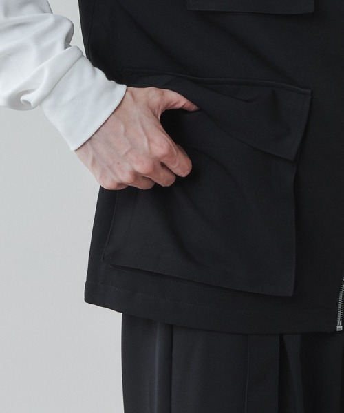 LUCY（ルーシー）の「LUCY/【セットアップ対応】トロミマルチポケットベスト（ベスト・メンズ・ブラック/ブルー系その他・FREE）」の8枚目の写真