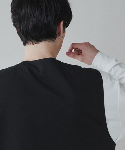 LUCY（ルーシー）の「LUCY/【セットアップ対応】トロミマルチポケットベスト（ベスト・メンズ・ブラック/ブルー系その他・FREE）」の6枚目の写真