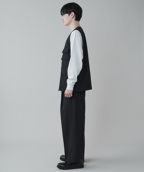 LUCY（ルーシー）の「LUCY/【セットアップ対応】トロミマルチポケットベスト（ベスト・メンズ・ブラック/ブルー系その他・FREE）」の19枚目の写真