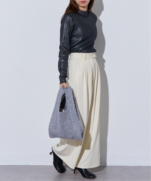 MAISON BREEZE（メゾンブリーズ）の「【MAISON BREEZE】glitter shoping bag /ラメフェザー ショッピングバッグ mini tote（トートバッグ・レディース・ブラック/マルチ/ゴールド/シルバー/その他2/レッド/ブルー・FREE）」の19枚目の写真