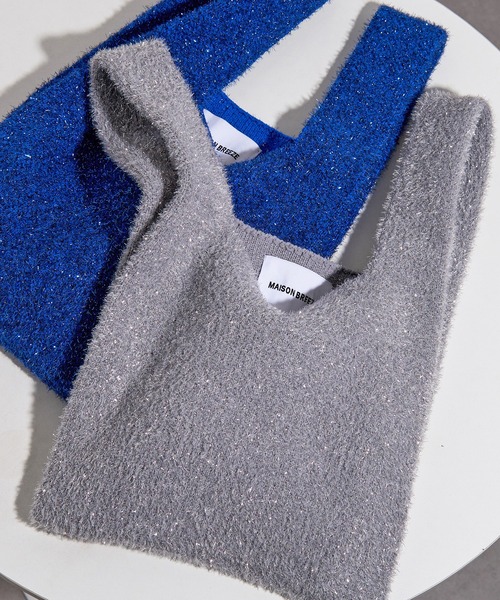 MAISON BREEZE（メゾンブリーズ）の「【MAISON BREEZE】glitter shoping bag /ラメフェザー ショッピングバッグ mini tote（トートバッグ・レディース・ブラック/マルチ/ゴールド/シルバー/その他2/レッド/ブルー・FREE）」の18枚目の写真