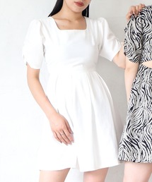 ENVYM | バックオープンミニワンピース(ワンピース)