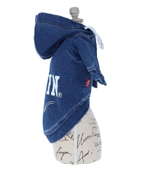 EDWIN（エドウィン）の「EDWIN/デニムライクロゴパーカー（ペットウェア・メンズ・ネイビー/ブルー・M/2L/XS/L/S/3L）」の9枚目の写真