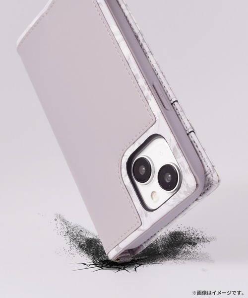 rienda（リエンダ）の「iPhone15 iPhone15Pro リエンダ [スクエア手帳]（スマホケース/カバー・レディース・ボルドー/ライトグレー/ブラック・iPhone 15/iPhone 15 Pro）」の7枚目の写真
