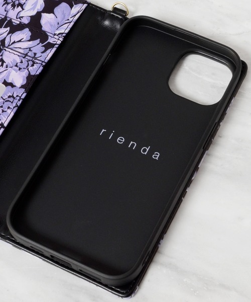 rienda（リエンダ）の「iPhone15 iPhone15Pro リエンダ [スクエア手帳]（スマホケース/カバー・レディース・ボルドー/ライトグレー/ブラック・iPhone 15/iPhone 15 Pro）」の13枚目の写真