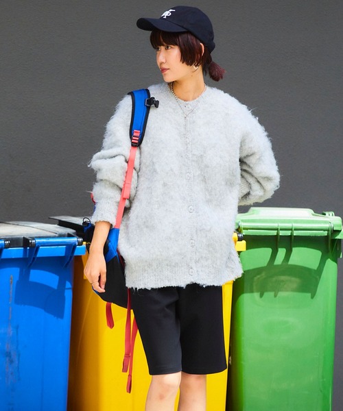 ELLEgirl（エルガール）の「センターシームハーフパンツ【ELLEgirl/エル ガール】（その他パンツ・レディース・カーキ/ブラック・FREE）」の18枚目の写真