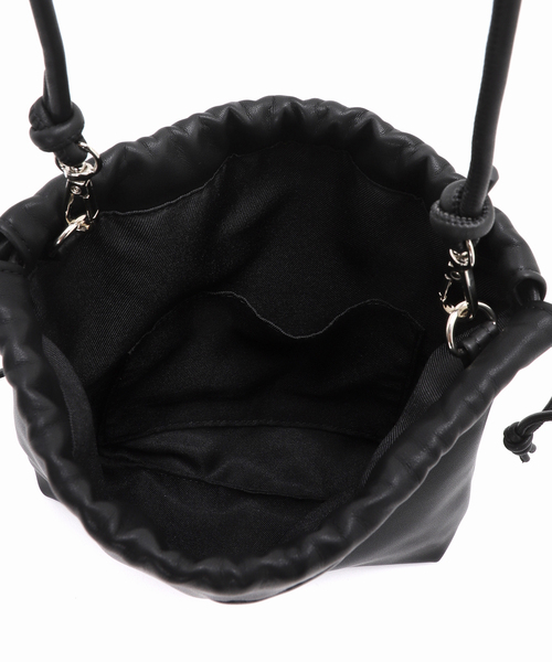 JOURNAL STANDARD relume(ジャーナルスタンダード レリューム)の「《追加》RELUME巾着バッグ(ショルダーバッグ・レディース・ブラック/マルーン/ホワイト/ブルー・FREE)」の16枚目の写真