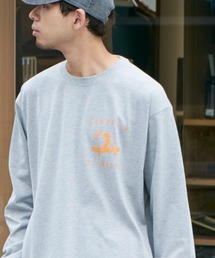 【Franklin Climbing】ブルドッグ&スケボープリント ロンTee