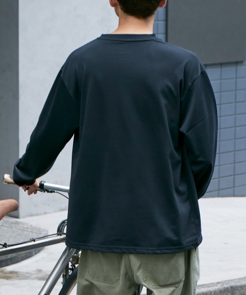 Franklin Climbing（フランクリンクライミング）の「【Franklin Climbing】ブルドッグ＆スケボープリント ロンTee（Tシャツ/カットソー・メンズ・ホワイト/ブラック/グレー・MEDIUM/LARGE）」の12枚目の写真