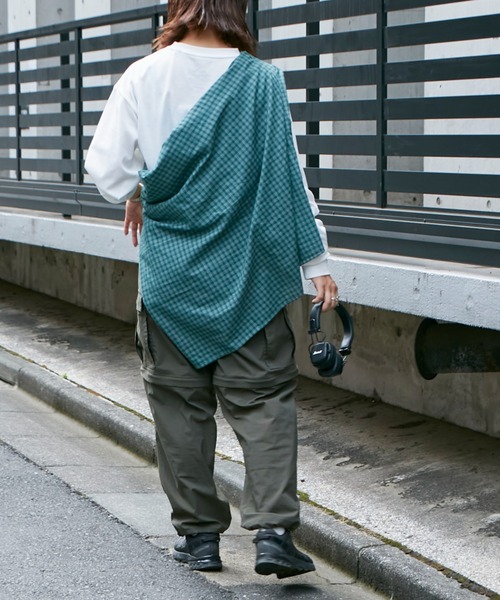 Franklin Climbing（フランクリンクライミング）の「【Franklin Climbing】ブルドッグ＆スケボープリント ロンTee（Tシャツ/カットソー・メンズ・ホワイト/ブラック/グレー・MEDIUM/LARGE）」の9枚目の写真