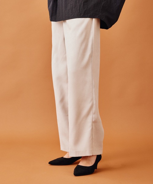 Jayro(ジャイロ)の「起毛ツイルタックパンツ(その他パンツ・レディース・グリーン/ブラック/グレー・M)」の3枚目の写真