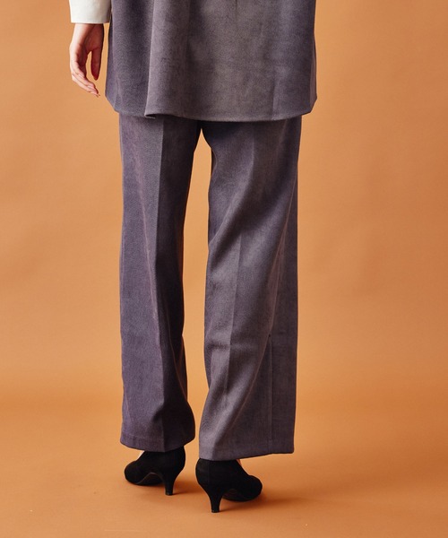 Jayro(ジャイロ)の「起毛ツイルタックパンツ(その他パンツ・レディース・グリーン/ブラック/グレー・M)」の5枚目の写真