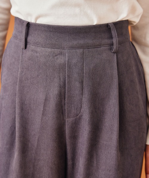 Jayro(ジャイロ)の「起毛ツイルタックパンツ(その他パンツ・レディース・グリーン/ブラック/グレー・M)」の12枚目の写真