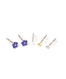 ビーズミニ5セットピアス