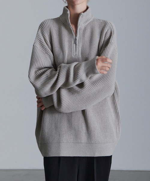 Loose/ルース(ルース)の「長袖ニット(ニット/セーター・メンズ・グレー系その他・L)」の1枚目の写真