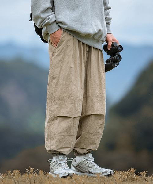 aimoha(アイモハ)の「aimoha outdoorワイド テーパード 吸水速乾 ユニセックス アンクルパンツ(その他パンツ・レディース・ベージュ/ダークグレー/ブラック・MEDIUM/X-LARGE/LARGE)」の16枚目の写真