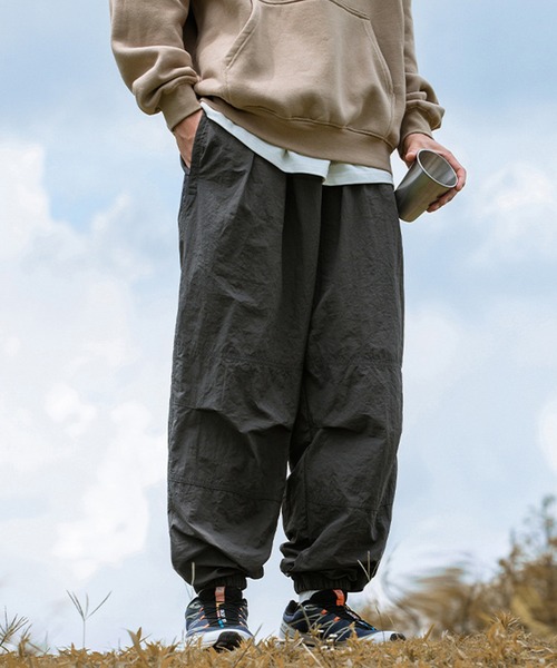 aimoha(アイモハ)の「aimoha outdoorワイド テーパード 吸水速乾 ユニセックス アンクルパンツ(その他パンツ・レディース・ベージュ/ダークグレー/ブラック・MEDIUM/X-LARGE/LARGE)」の8枚目の写真