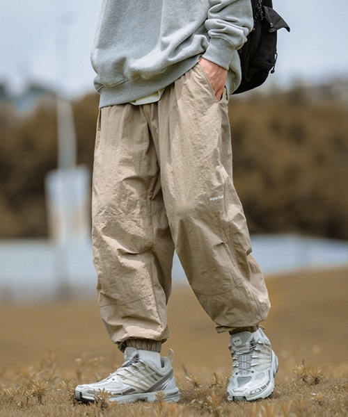 aimoha(アイモハ)の「aimoha outdoorワイド テーパード 吸水速乾 ユニセックス アンクルパンツ(その他パンツ・レディース・ベージュ/ダークグレー/ブラック・MEDIUM/X-LARGE/LARGE)」の13枚目の写真