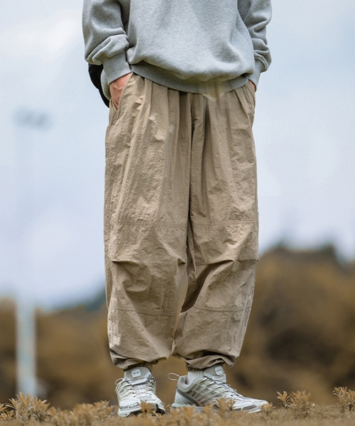 aimoha(アイモハ)の「aimoha outdoorワイド テーパード 吸水速乾 ユニセックス アンクルパンツ(その他パンツ・レディース・ベージュ/ダークグレー/ブラック・MEDIUM/X-LARGE/LARGE)」の14枚目の写真
