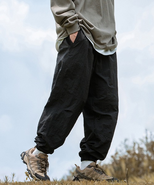 aimoha(アイモハ)の「aimoha outdoorワイド テーパード 吸水速乾 ユニセックス アンクルパンツ(その他パンツ・レディース・ベージュ/ダークグレー/ブラック・MEDIUM/X-LARGE/LARGE)」の6枚目の写真