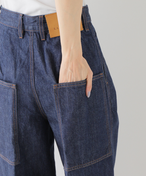 新品　プラージュ　カルメイヤーWIDE LEG レッグ KALLMEYER/カルメイヤー】WIDE LEG COLUMN JEANS デニム（デニム