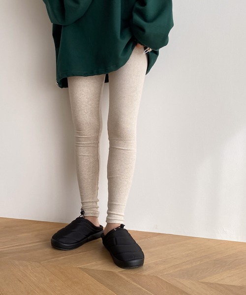 CANAL JEAN（キャナルジーン）の「El mar　あったかレギンス（レギンス/スパッツ・レディース・ブラック/グレー/ブラウン/チャコールグレー/オートミール・ONE SIZE）」の5枚目の写真