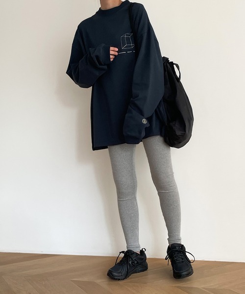 CANAL JEAN（キャナルジーン）の「El mar　あったかレギンス（レギンス/スパッツ・レディース・ブラック/グレー/ブラウン/チャコールグレー/オートミール・ONE SIZE）」の18枚目の写真