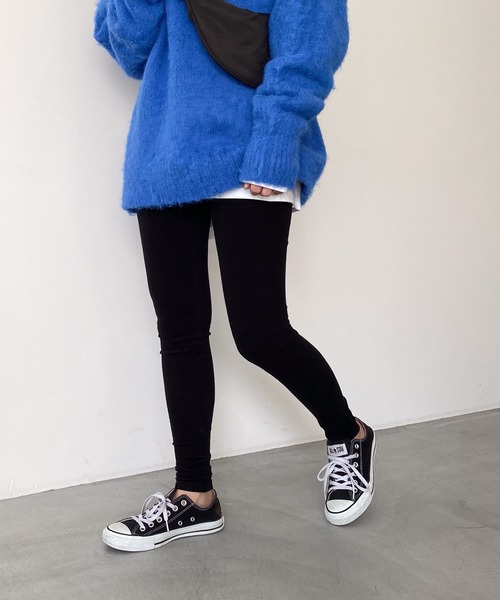 CANAL JEAN（キャナルジーン）の「El mar　あったかレギンス（レギンス/スパッツ・レディース・ブラック/グレー/ブラウン/チャコールグレー/オートミール・ONE SIZE）」の11枚目の写真