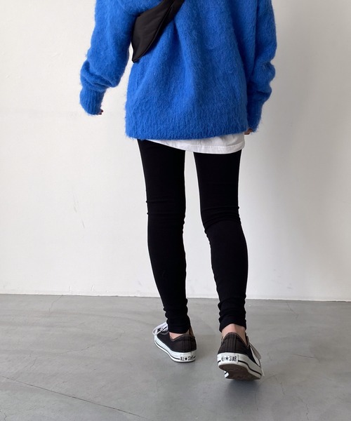 CANAL JEAN（キャナルジーン）の「El mar　あったかレギンス（レギンス/スパッツ・レディース・ブラック/グレー/ブラウン/チャコールグレー/オートミール・ONE SIZE）」の10枚目の写真