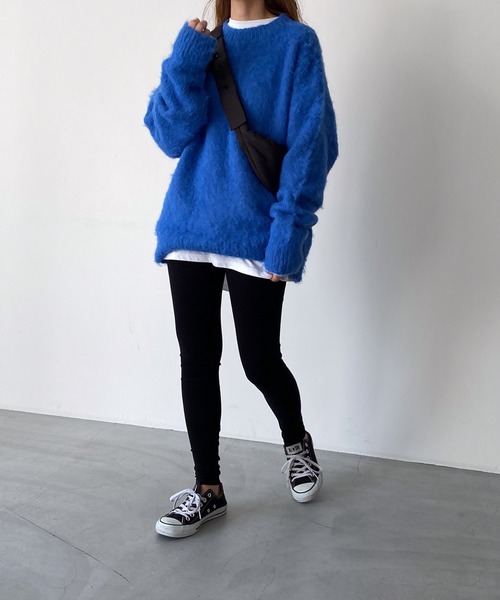 CANAL JEAN（キャナルジーン）の「El mar　あったかレギンス（レギンス/スパッツ・レディース・ブラック/グレー/ブラウン/チャコールグレー/オートミール・ONE SIZE）」の9枚目の写真