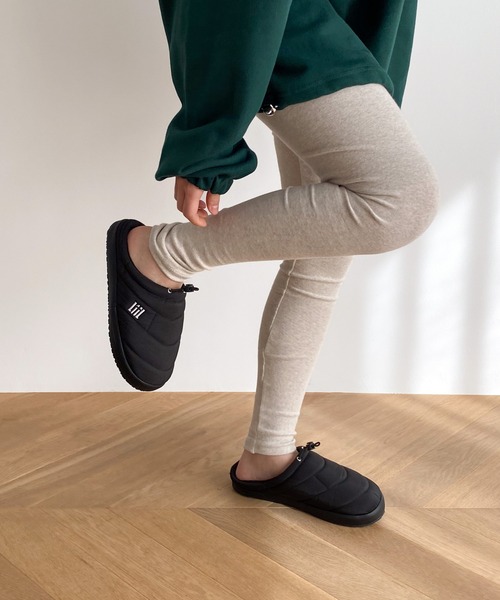 CANAL JEAN（キャナルジーン）の「El mar　あったかレギンス（レギンス/スパッツ・レディース・ブラック/グレー/ブラウン/チャコールグレー/オートミール・ONE SIZE）」の8枚目の写真