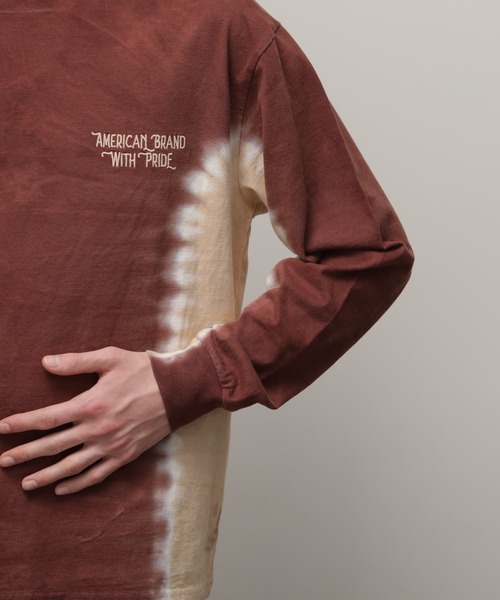 Schott ショット ロングTシャツ タイダイ イーグル トップス Schott｜TIE-DYE EAGLE LS T-SHIRT/タイダイ イーグルロンT
