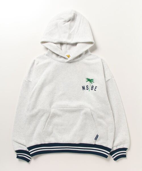 My sugar Babe（マイシュガーベイブ）の「MSBE wappen ribline hoodie（パーカー・メンズ・ネイビー/杢グレー/スミクロ・LARGE/MEDIUM/X-LARGE）」の5枚目の写真