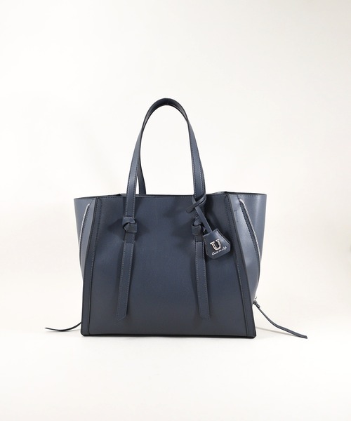 U（ユー）の「Lier【リエール】 ボヤージュトートバッグ L A4・PC対応 2WAYショルダー付き（ビジネスバッグ・レディース・ブラックミックス/ベージュ系その他/ブラック/ベージュ系その他2/アイボリー/ブラウン/ネイビー・FREE）」の20枚目の写真