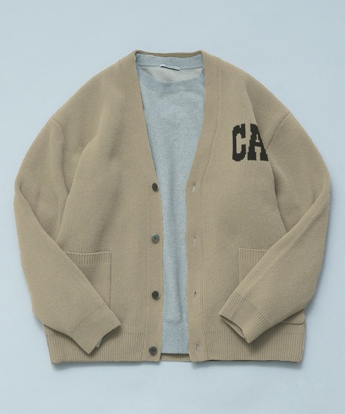 BAYFLOW(ベイフロー)の「HAPPYニットカーディガン(カーディガン/ボレロ・メンズ・ベージュ/グリーン/ブラック・LARGE/MEDIUM)」の2枚目の写真