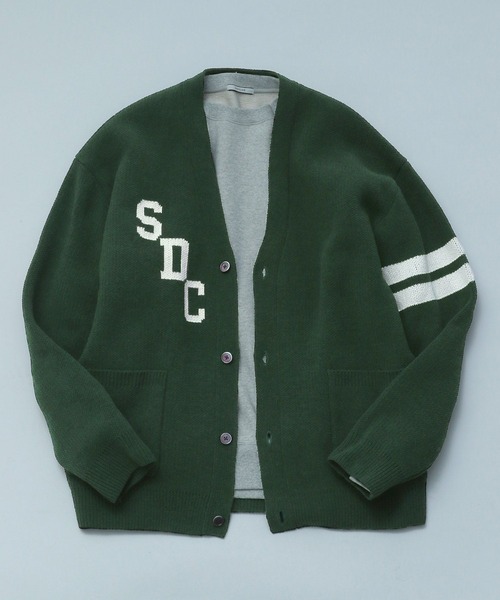 BAYFLOW(ベイフロー)の「HAPPYニットカーディガン(カーディガン/ボレロ・メンズ・ベージュ/グリーン/ブラック・LARGE/MEDIUM)」の3枚目の写真