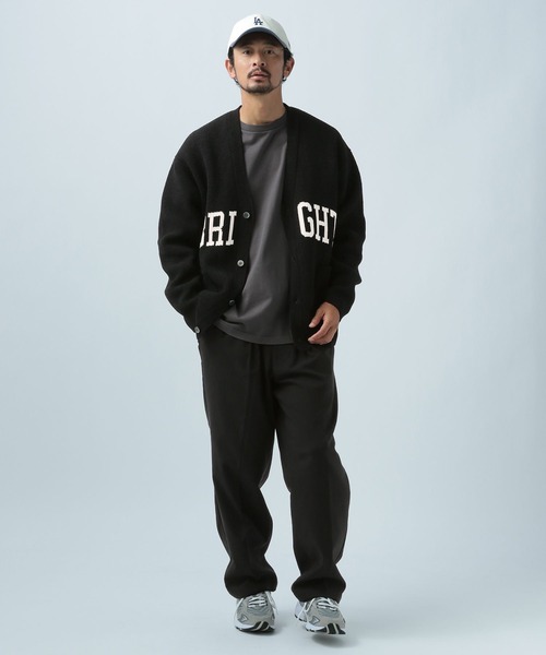 BAYFLOW(ベイフロー)の「HAPPYニットカーディガン(カーディガン/ボレロ・メンズ・ベージュ/グリーン/ブラック・LARGE/MEDIUM)」の9枚目の写真