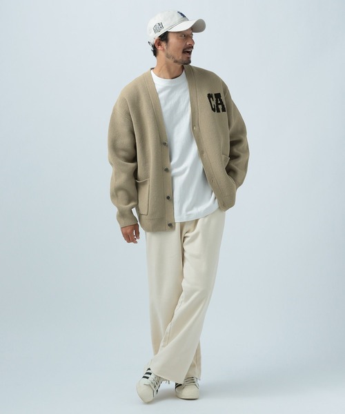 BAYFLOW(ベイフロー)の「HAPPYニットカーディガン(カーディガン/ボレロ・メンズ・ベージュ/グリーン/ブラック・LARGE/MEDIUM)」の10枚目の写真