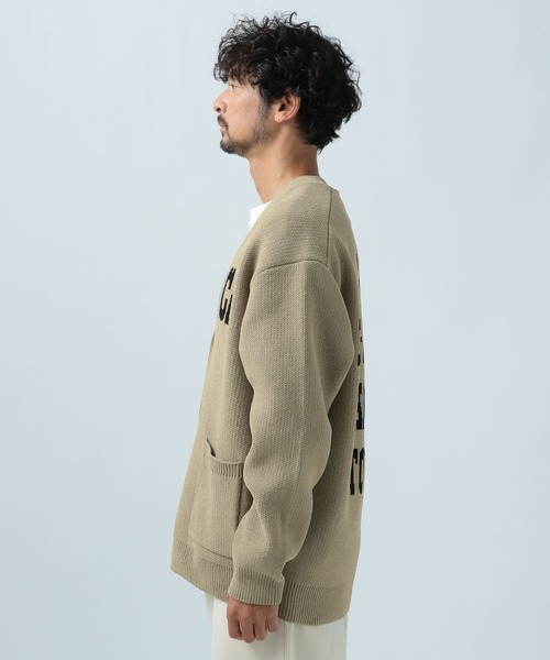 BAYFLOW(ベイフロー)の「HAPPYニットカーディガン(カーディガン/ボレロ・メンズ・ベージュ/グリーン/ブラック・LARGE/MEDIUM)」の14枚目の写真