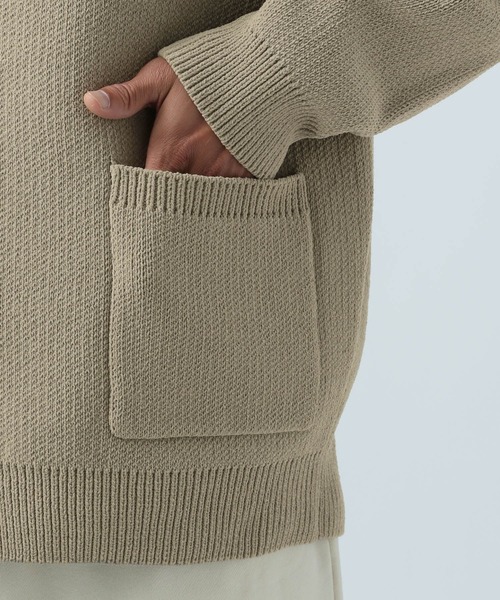 BAYFLOW(ベイフロー)の「HAPPYニットカーディガン(カーディガン/ボレロ・メンズ・ベージュ/グリーン/ブラック・LARGE/MEDIUM)」の18枚目の写真