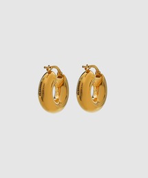 専用/ジルサンダー、ゴールドの個性的なデザイン ピアス(両耳用) JIL SANDER（ジルサンダー）の「CLASSIC ROUND EARRINGS 7