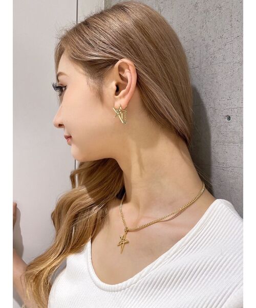 GYDA（ジェイダ）の「JEYSUS G STAR ネックレス（ネックレス・レディース・ゴールド/シルバー・FREE）」の6枚目の写真