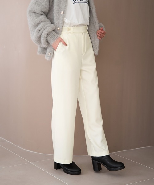 ROPE' PICNIC（ロペピクニック）の「ワイドパンツ/防汚加工（その他パンツ・レディース・ホワイト・40/36/38）」の3枚目の写真
