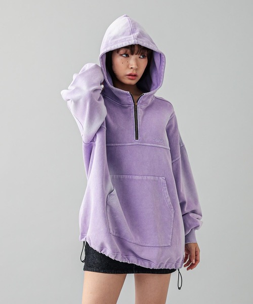X-girl（エックスガール）の「SWEAT ANORAK PARKA（パーカー）」 - WEAR